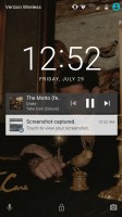 Album art: lockscreen - Moto Z Droid Edition Review
