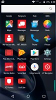 Vertically-scrolling app drawer - Moto Z Force Droid Edition Review