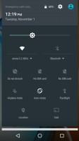 Quick toggles - Motorola Moto G4 Plus review