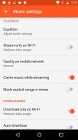 You can cache streamed music - Motorola Moto G4 Plus review