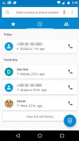 Call log - Moto G4 review