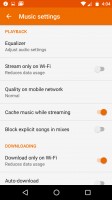 You can cache streamed music - Moto G4 review
