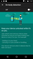 on-body detection - Motorola Moto X Force review
