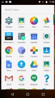 the app drawer - Motorola Moto X Force review