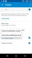 Moto Display notifications - Motorola Moto X Force review