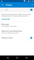 Display options - Motorola Moto Z Play review