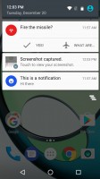 Notification area - Motorola Moto Z Play review