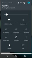 Quick toggles - Motorola Moto Z Play review