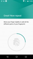 Fingerprint reader settings - Motorola Moto Z Play review