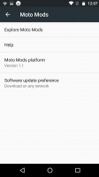 Moto Mods management interface - Motorola Moto Z Play review