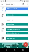 Google Calendar - Motorola Moto Z Play review