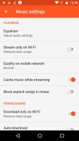 You can cache streamed music - Motorola Moto Z Play review