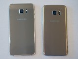 Samsung Galaxy S6 edge+ (left) and Samsung Galaxy S7 edge (right) - MWC 2016 Samsung