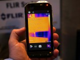 CAT S60 thermal imagining in action - MWC2016 Various Cat S60 review