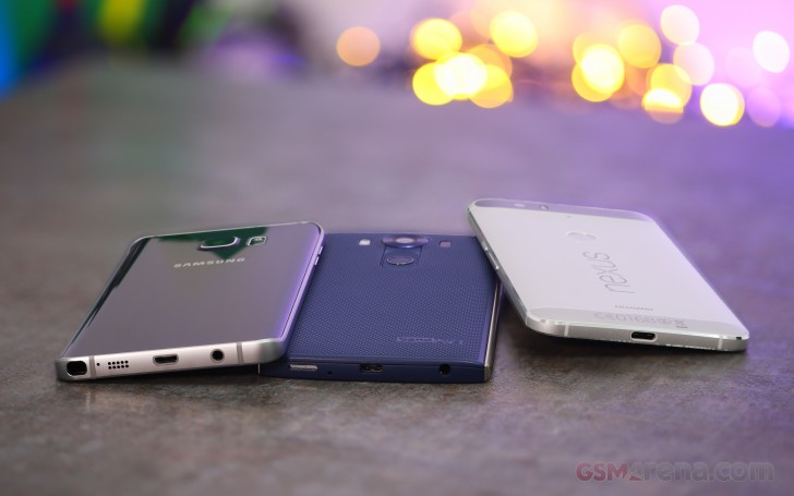 Nexus 6P vs. LG V10 vs. Galaxy Note5