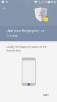 Standard fingerprint manager interface - Oneplus 3t review