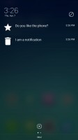 Notification shade - Oppo F1 Plus review