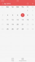 Calendar - Oppo F1 Plus review