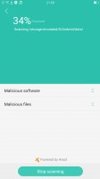 Scanning for viruses - Oppo R9s review