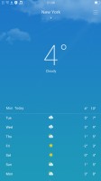 The Weather app is powered by AccuWeather - Oppo R9s review