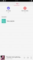 The ColorOS music player - Oppo R9s review