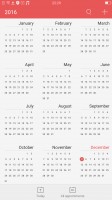 The Calendar app is a carbon copy of the iOS calendar - Oppo R9s review