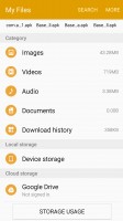 My Files with Google Drive integration - Samsung Galaxy A5 (2016) review