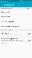 The lockscreen is secured by the fingerprint reader - Samsung Galaxy A7 (2016) review