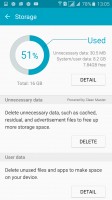 Cleaning up the storage - Samsung Galaxy A7 (2016) review