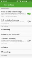 Call settings - Samsung Galaxy A9 (2016) review