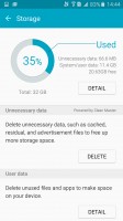 Cleaning up the storage - Samsung Galaxy A9 (2016) review