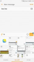Messaging app - Samsung Galaxy C5 review