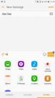 Messaging app - Samsung Galaxy C5 review