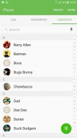 Contacts - Samsung Galaxy C7 review