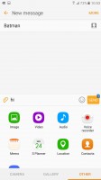 Messaging app - Samsung Galaxy C7 review