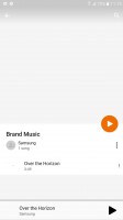 Google Play Music - Samsung Galaxy C7 review