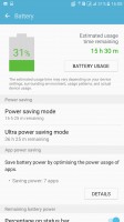 Battery management - Samsung Galaxy C7 review