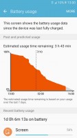 Battery usage graph - Samsung Galaxy J2 2016 preview