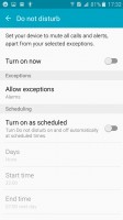 Do not disturb mode - Samsung Galaxy J3 (2016) review