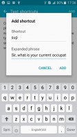 Setting up text shortcuts - Samsung Galaxy J3 (2016) review