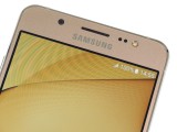 The LED flash is hard to notice with our particular phone color - Samsung Galaxy J5 2016  review