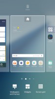 Homescreen settings - Samsung Galaxy Note7 review