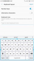Keyboard size: Default - Samsung Galaxy Note7 review