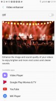 Video enhancer supports any app that plays video - Samsung Galaxy Note7 review