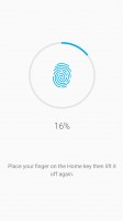 Setting up a fingerprint - Samsung Galaxy S7 Active review