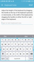 Keyboard size: Default - Samsung Galaxy S7 Active review