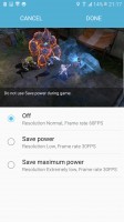 Power Saving modes - Samsung Galaxy S7 Edge review