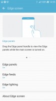 Edge settings - Samsung Galaxy S7 Edge review