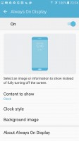 Always On display options - Samsung Galaxy S7 review