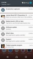 Lockscreen settings - Sony Xperia E5  review